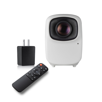 Proyektor Mini 1080P Luar Ruangan Proyektor Portabel Cerdas Android 200 Lumens 1,2m 3m
