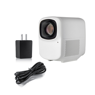 4K Zoom Smart Pico Projector 1920× 1080P Proyektor Digital Kecil 19V 3.7A