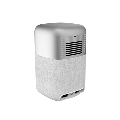 90 ANSI Lumen HDMI DLP Projector Build In Deluxe Speaker Bertenaga Baterai Warna Abu-abu