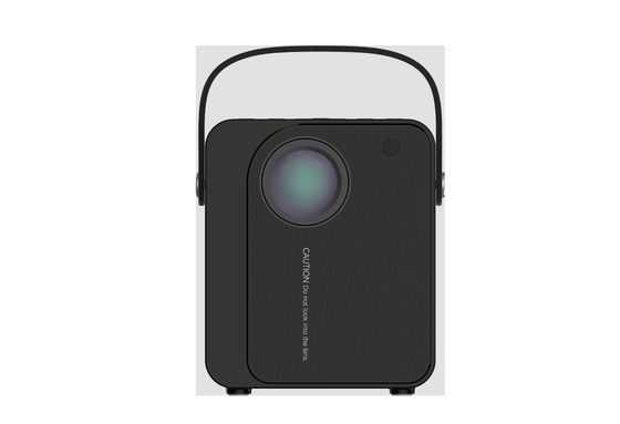 Android 9.0 OS Smart Portable Projector 3m Pilihan Warna Putih Hitam Merah Merah Muda Biru