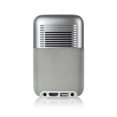 Hiburan Portabel Smart Pico Projector Dengan Baterai 100 Lumens 1.2m
