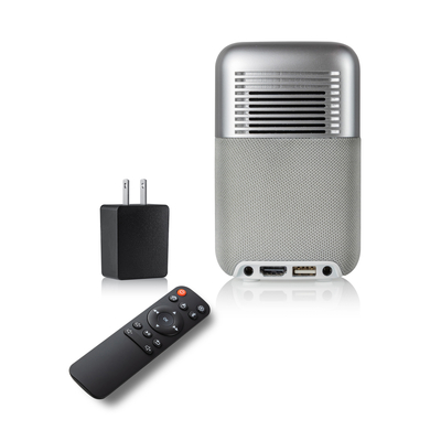 4K Home DLP Projector 1GB 16GB Memori LED Pico Projector 100 ANSI Lumens