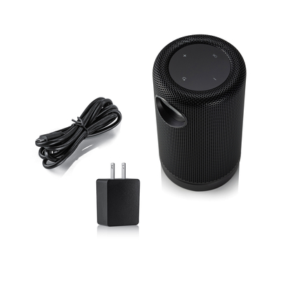 Warna Hitam Bluetooth 5.0 DLP Pico Projector Built In Fidelity Speaker Untuk Home Theater