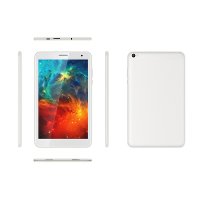 PC Tablet Portabel Plastik Ramping 8 Inch IPS 1280 * 800 Layar Baterai 5000mah
