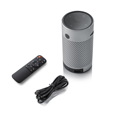 Mini Wifi Android Home Cinema Projector, 70 Lumens DLP 4k Portable Projector
